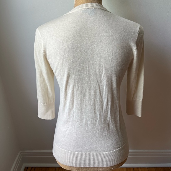 Icône Wool Sweater with Lace and Pearl Details - Picture 5 of 5